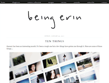 Tablet Screenshot of beingerin.com